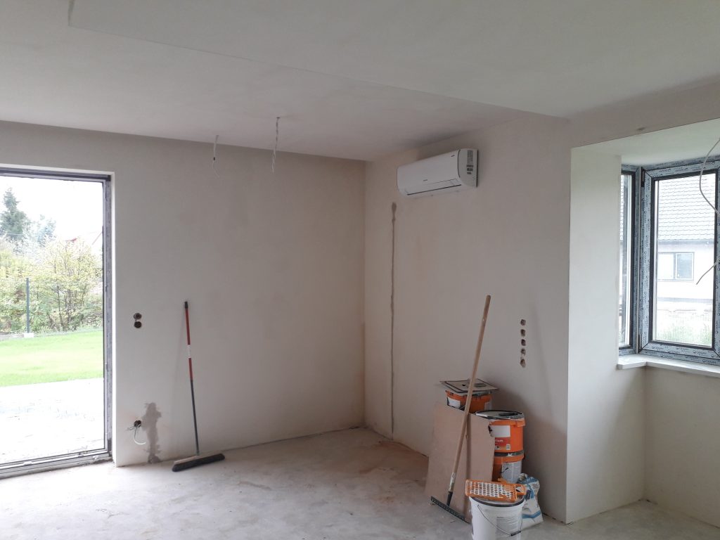 Efekt końcowy montażu klimatyzaji