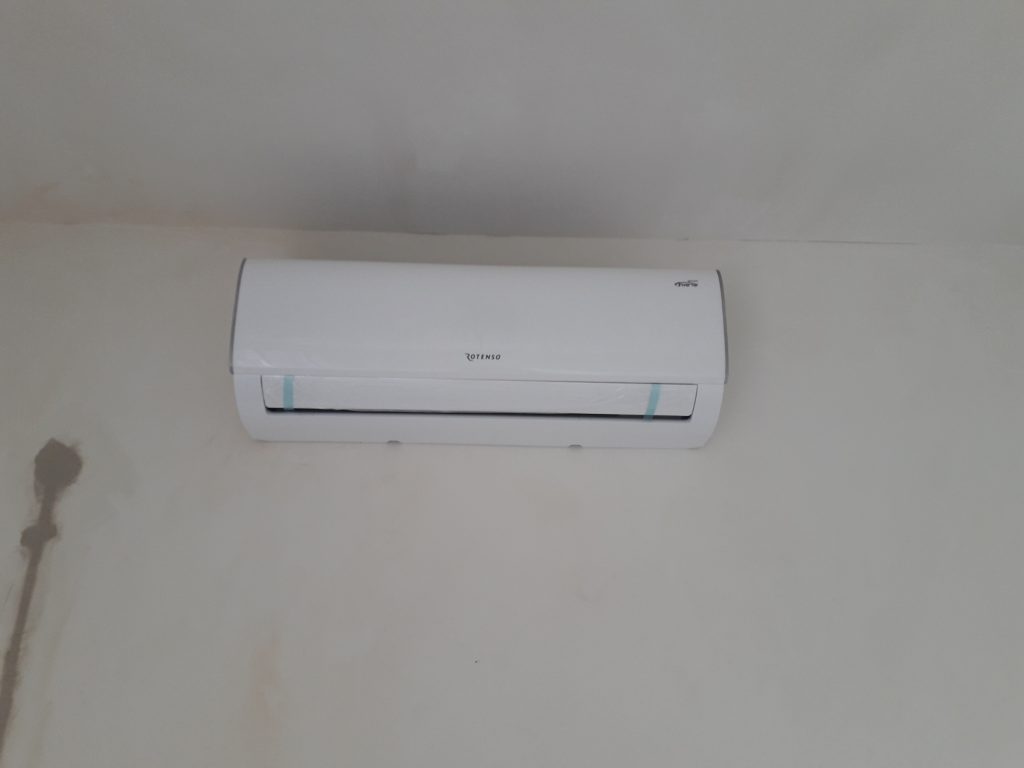 Efekt końcowy montażu klimatyzacji u klienta