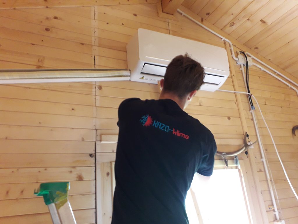 Efekt końcowy montażu klimatyzacji u klienta