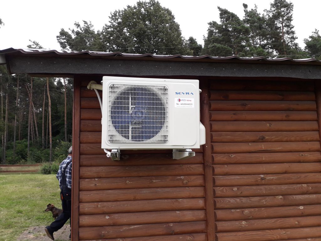 Efekt końcowy montażu klimatyzacji u klienta